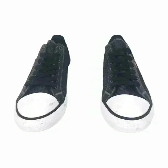 Levi’s Stan Buck C Men’s Sneakers Size 8 Black Denim Retro Comfort Casual - Picture 9 of 16